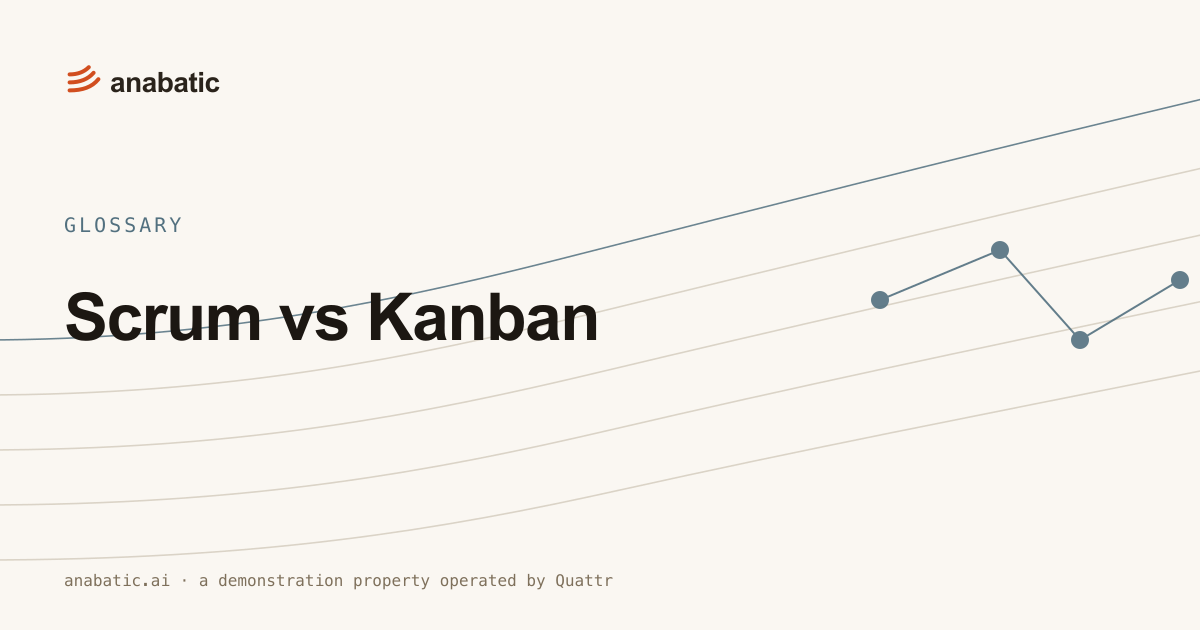 Scrum vs Kanban — Anabatic, glossary